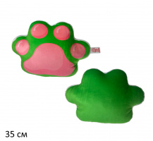 ПОДУШКА ЛАПКА 35 СМ,ЗЕЛ.,(ВЕЛЮР) купить оптом и в розницу ПОДУШКА ЛАПКА 35 СМ,ЗЕЛ.,(ВЕЛЮР) купить оптом и в розницу на базе игрушек